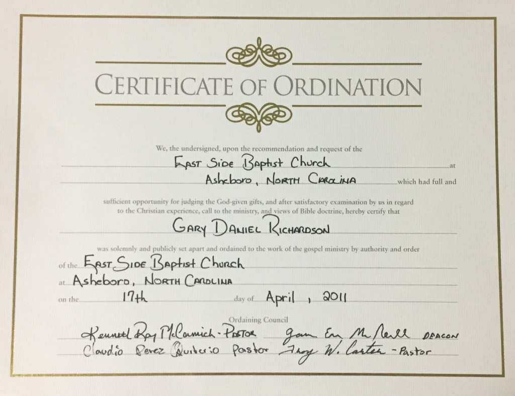 Exceptional Printable Ordination Certificate | Dan's Blog Pertaining To Ordination Certificate Templates