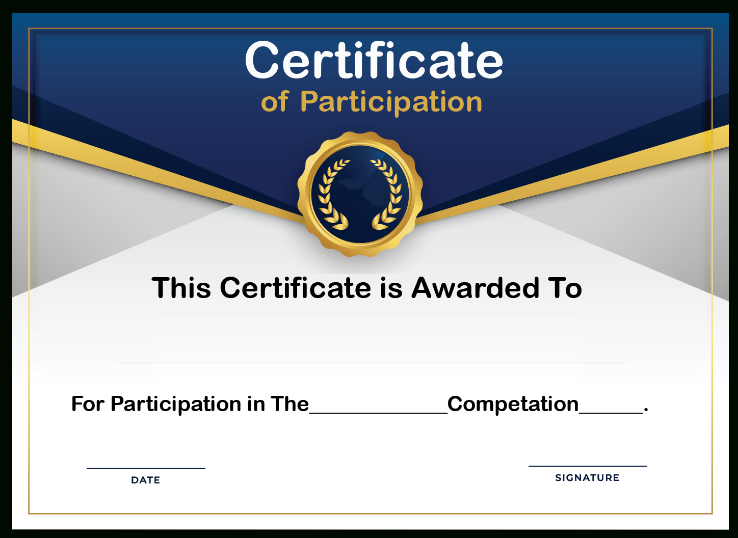 ?free Printable Certificate Of Participation Templates (Cop)? regarding Participation Certificate Templates Free Download