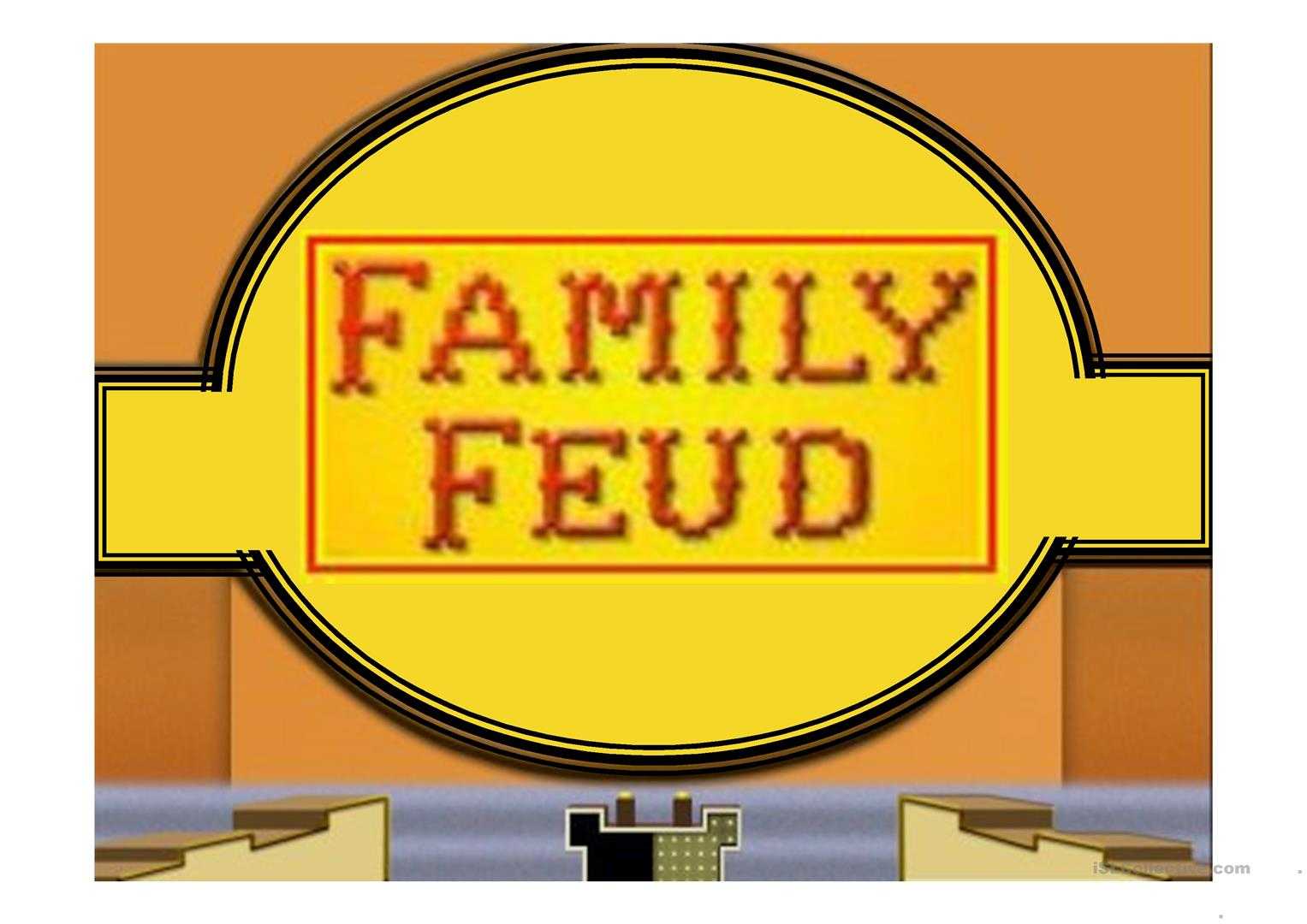 Family Feud Game Power Point Template – English Esl Pertaining To Family Feud Game Template Powerpoint Free