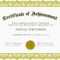 Farewell Certificate Template - Professional Template with regard to Farewell Certificate Template