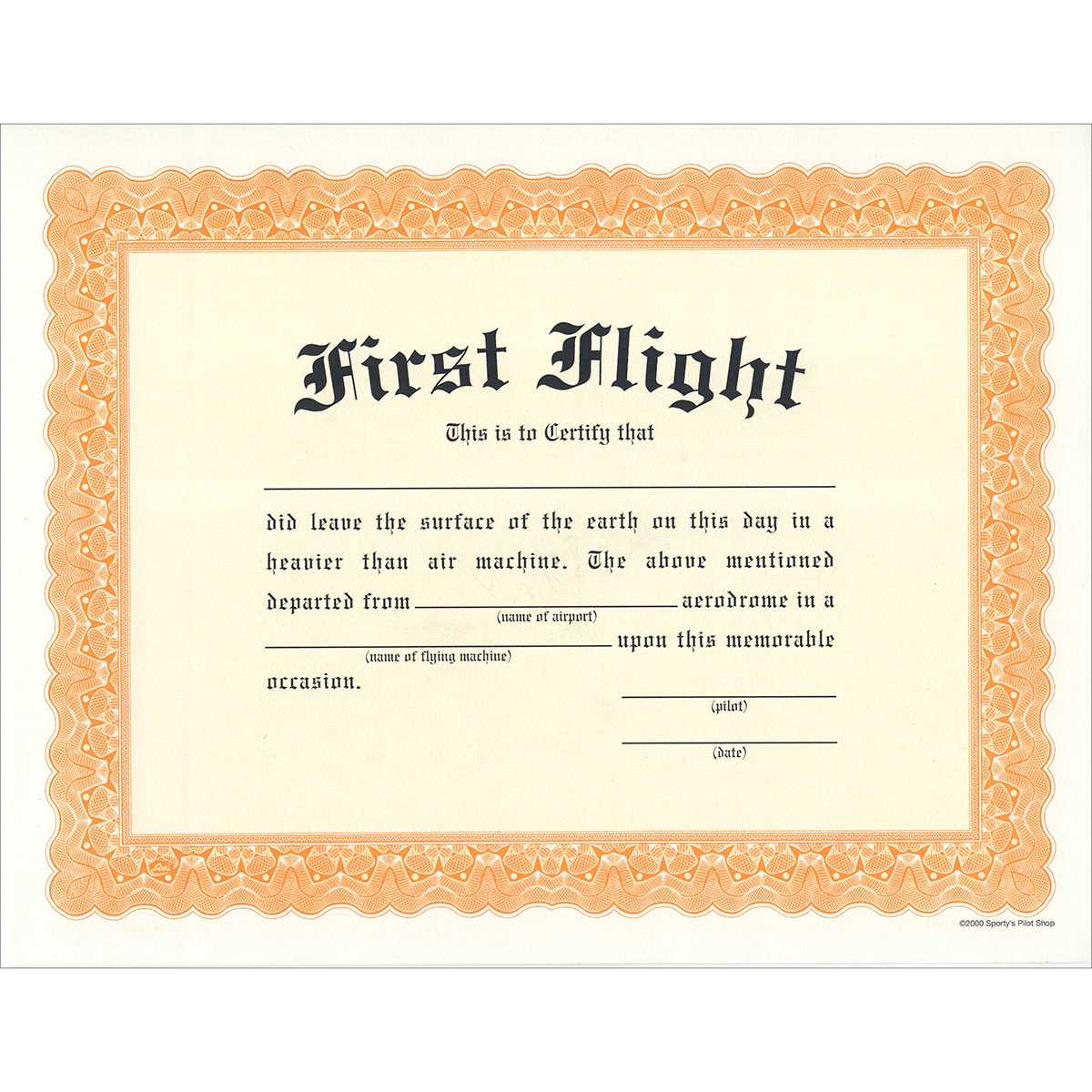 First Flight Certificate Throughout Fit To Fly Certificate Template