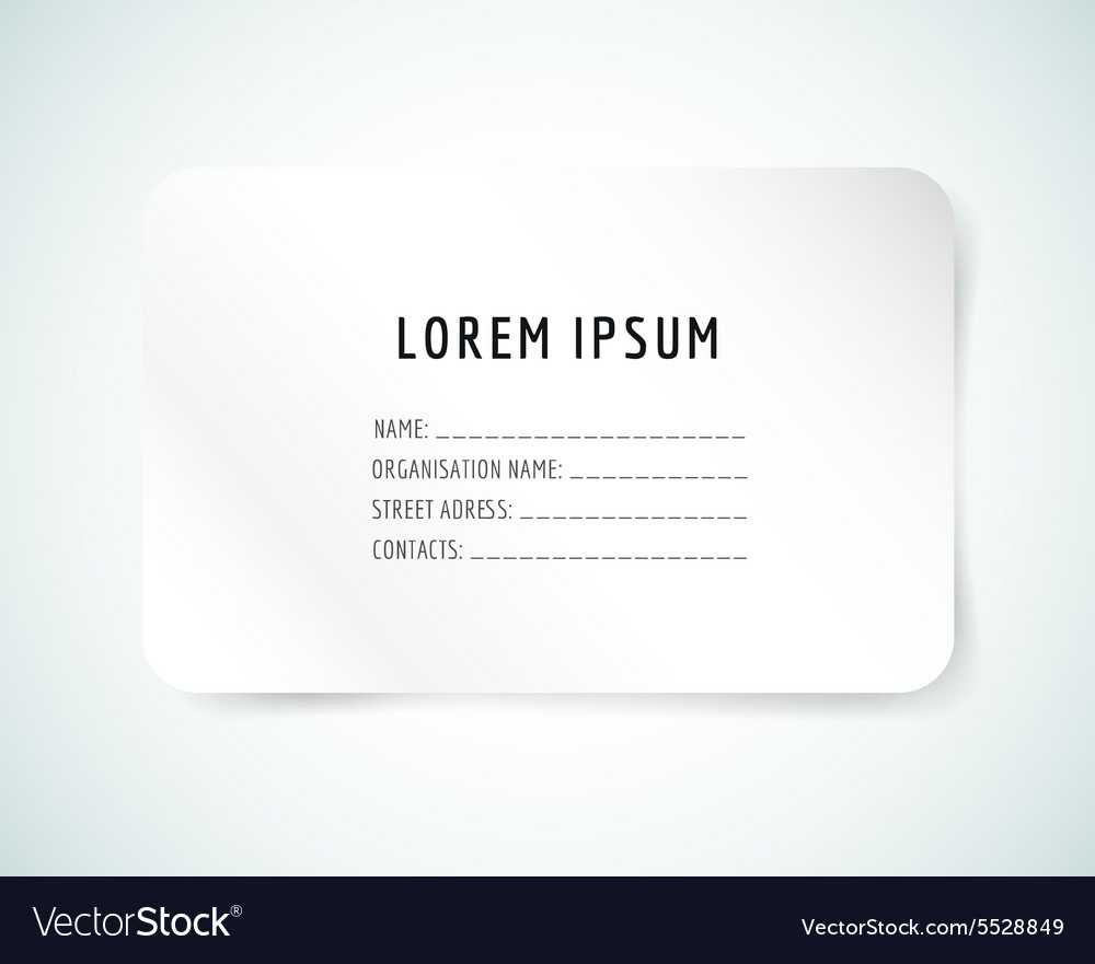 Form Blank Template Business Card Paper And With Blank Business Card Template Download