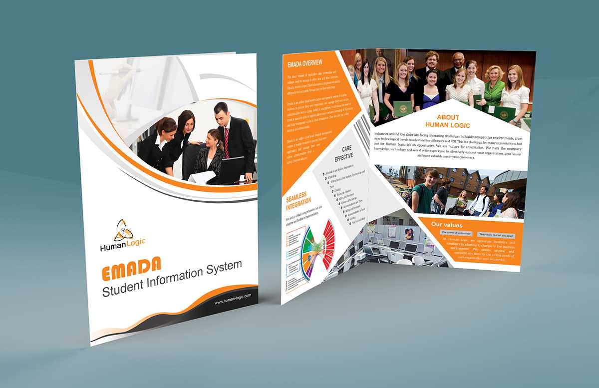 Free Bi Fold Brochure Psd On Behance With Regard To 2 Fold Brochure Template Free