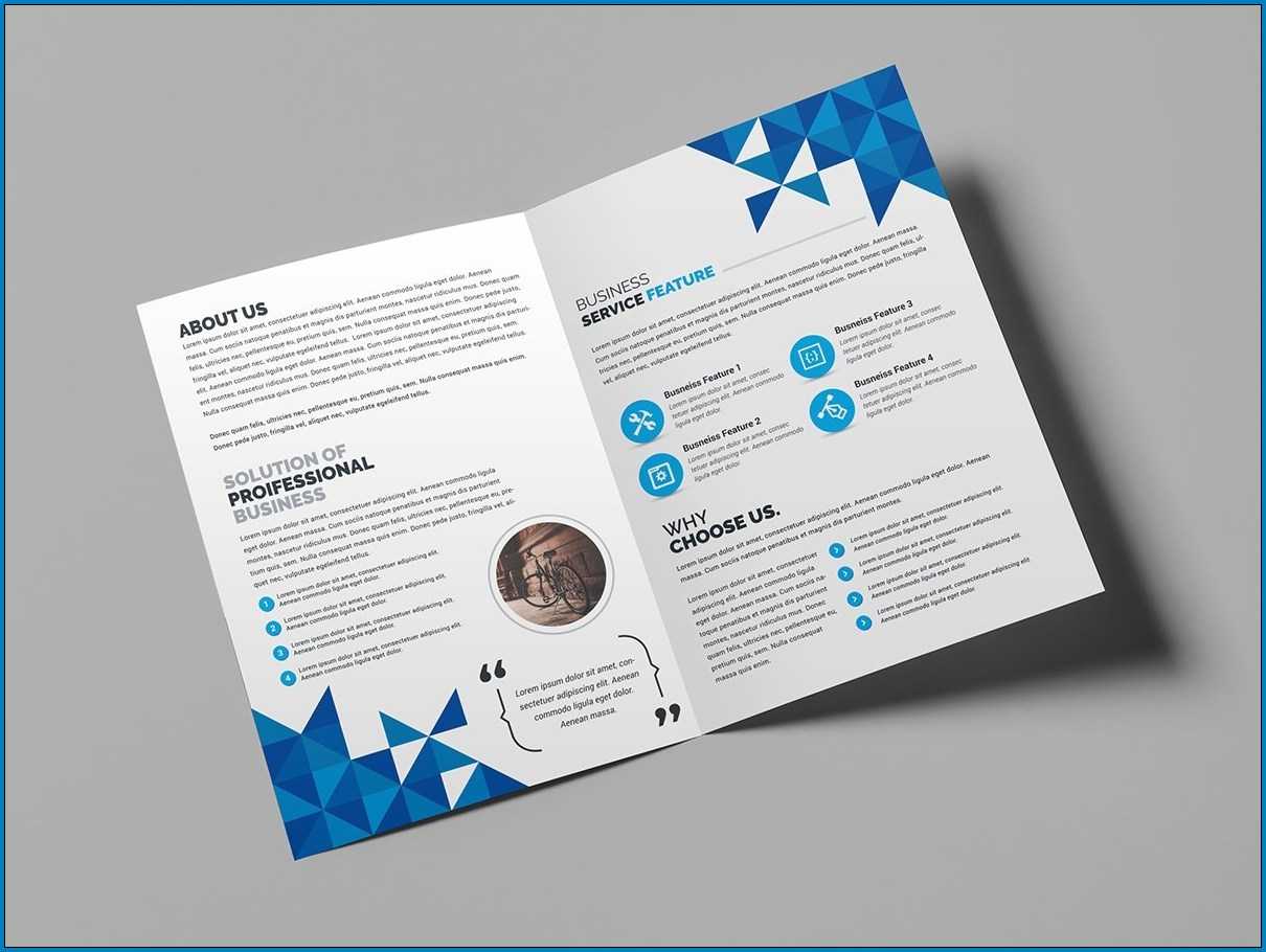 Free Blank Bi Fold Brochure Template – Karan.ald2014 With 2 Fold Brochure Template Free