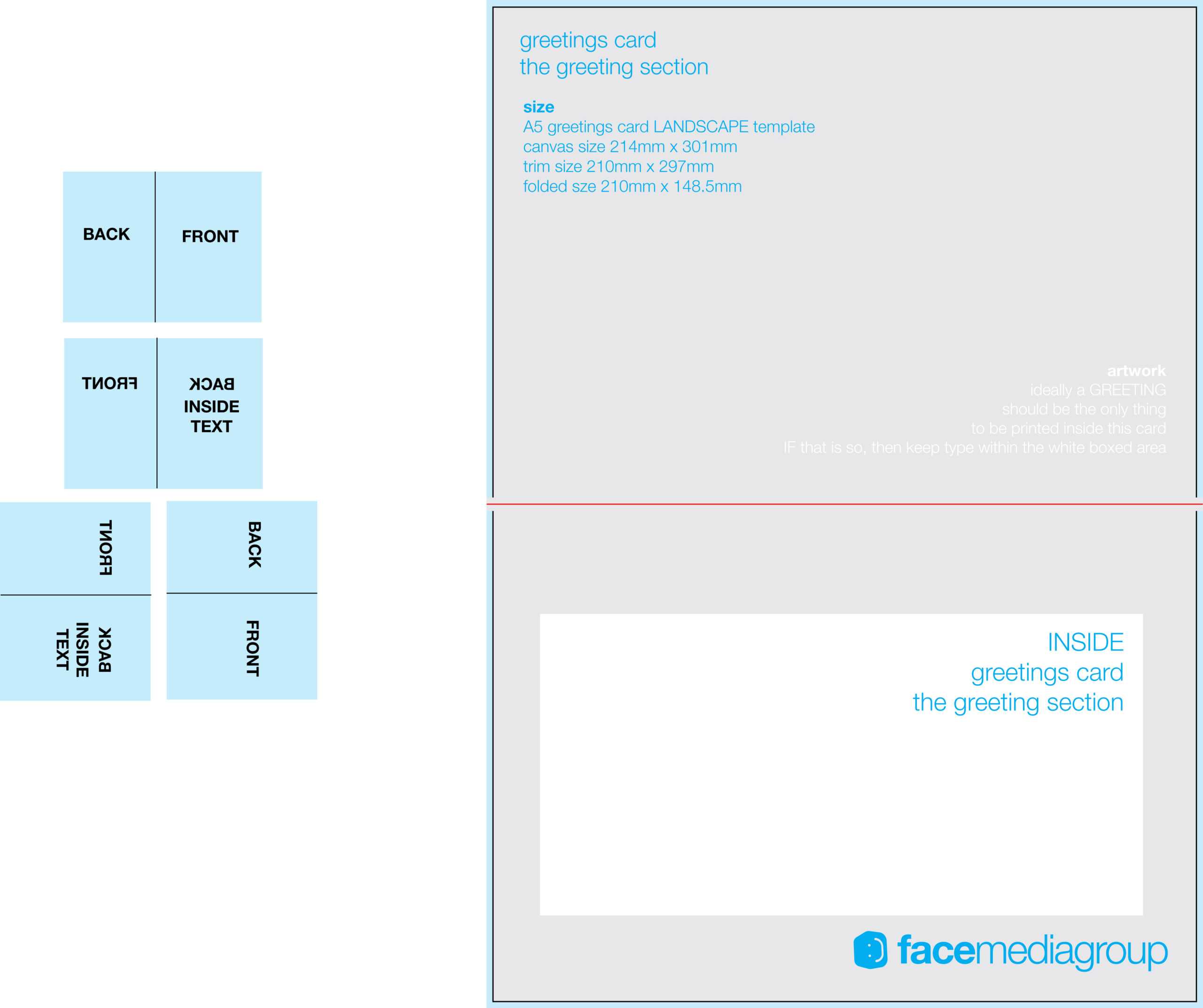 Free Blank Greetings Card Artwork Templates For Download regarding Greeting Card Layout Templates