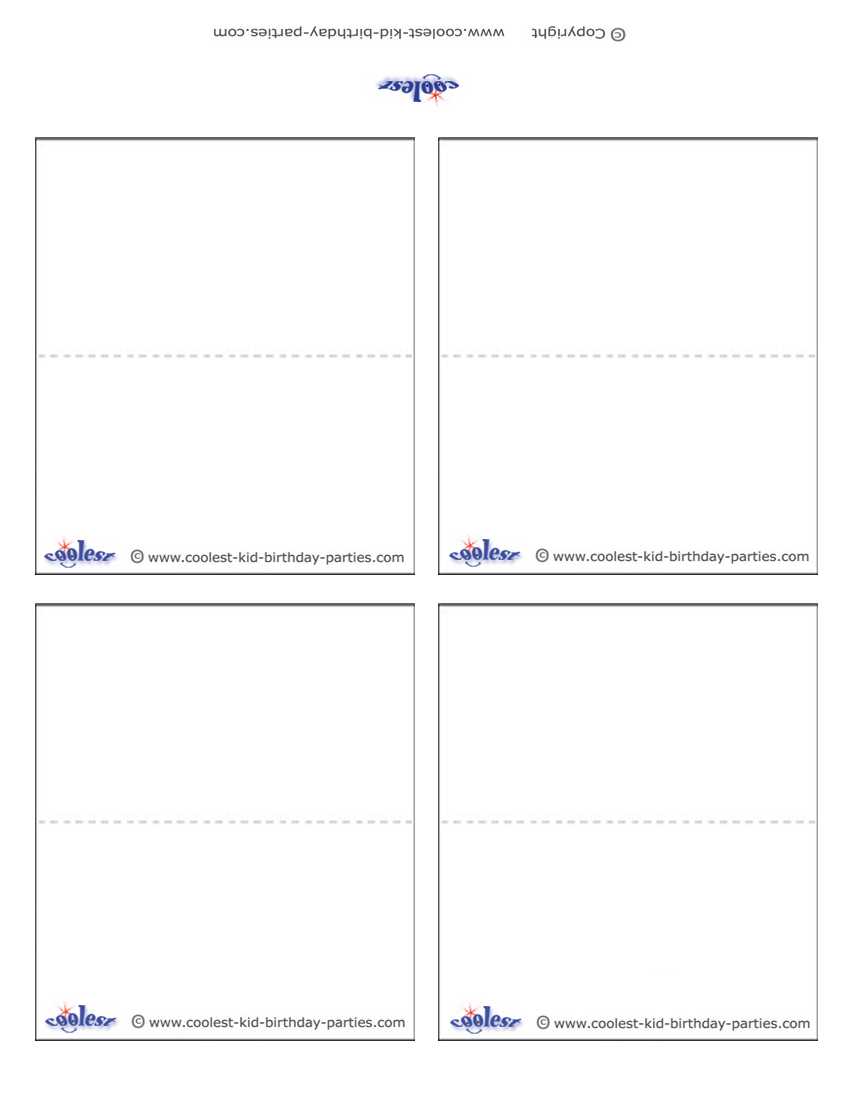 Free Blank Printable Place Cards Pertaining To Free Place Card Templates Download