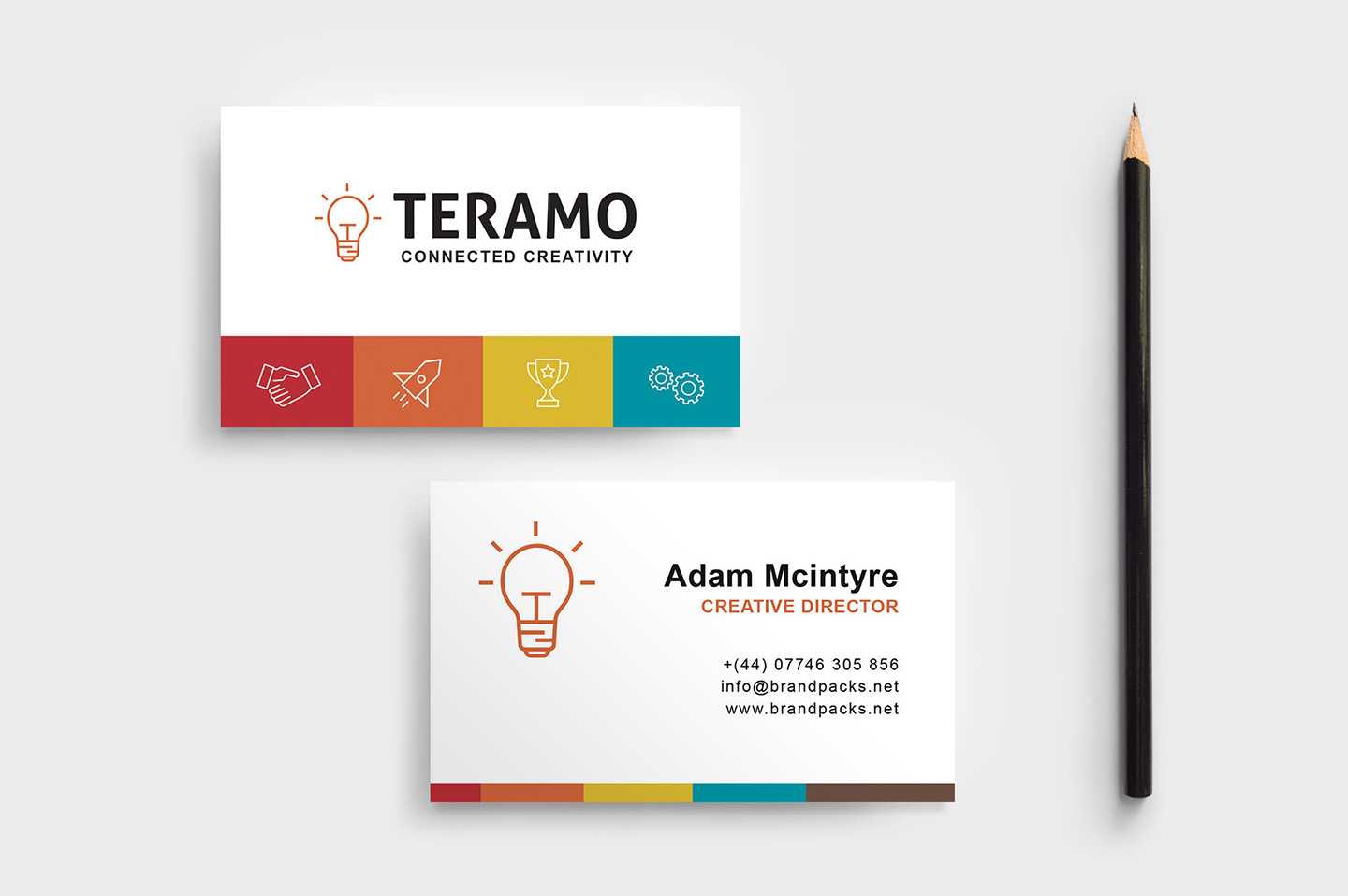 Free Business Card Template In Psd, Ai & Vector – Brandpacks Throughout Adobe Illustrator Business Card Template