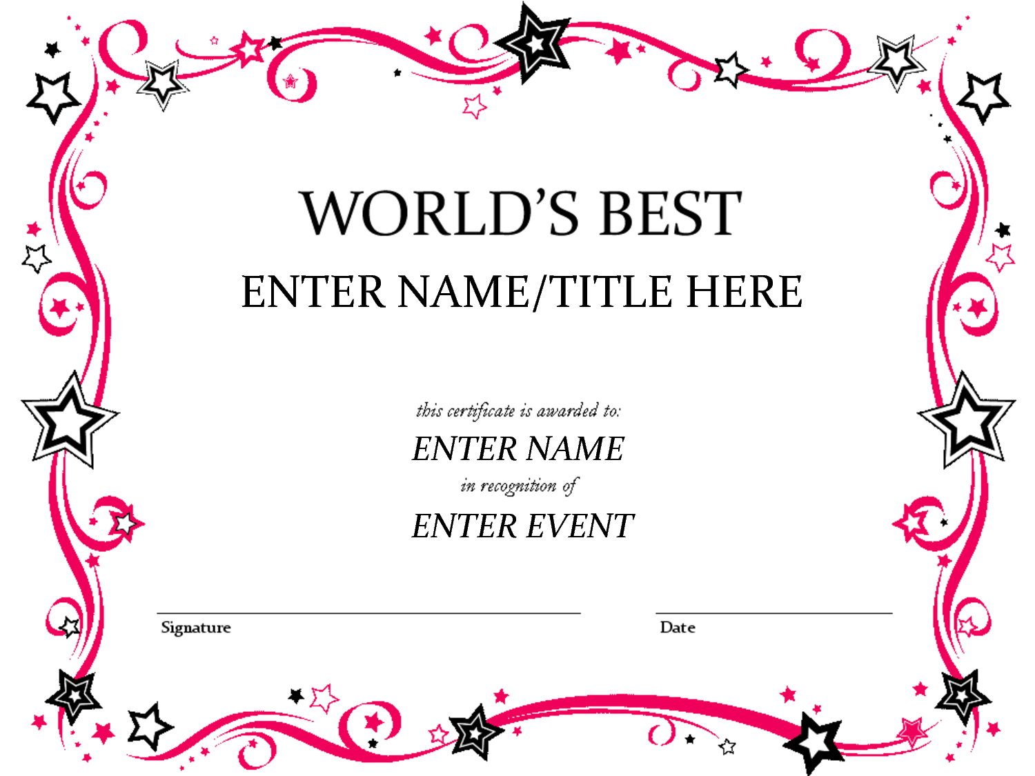 Free Certificate Template, Download Free Clip Art, Free Clip Inside Art Certificate Template Free