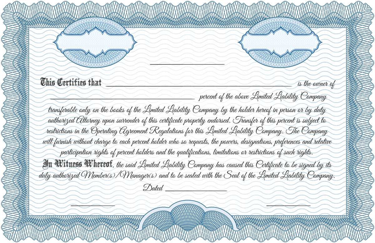 Free Corporation And Llc Forms | Incparadise With Llc Membership Certificate Template