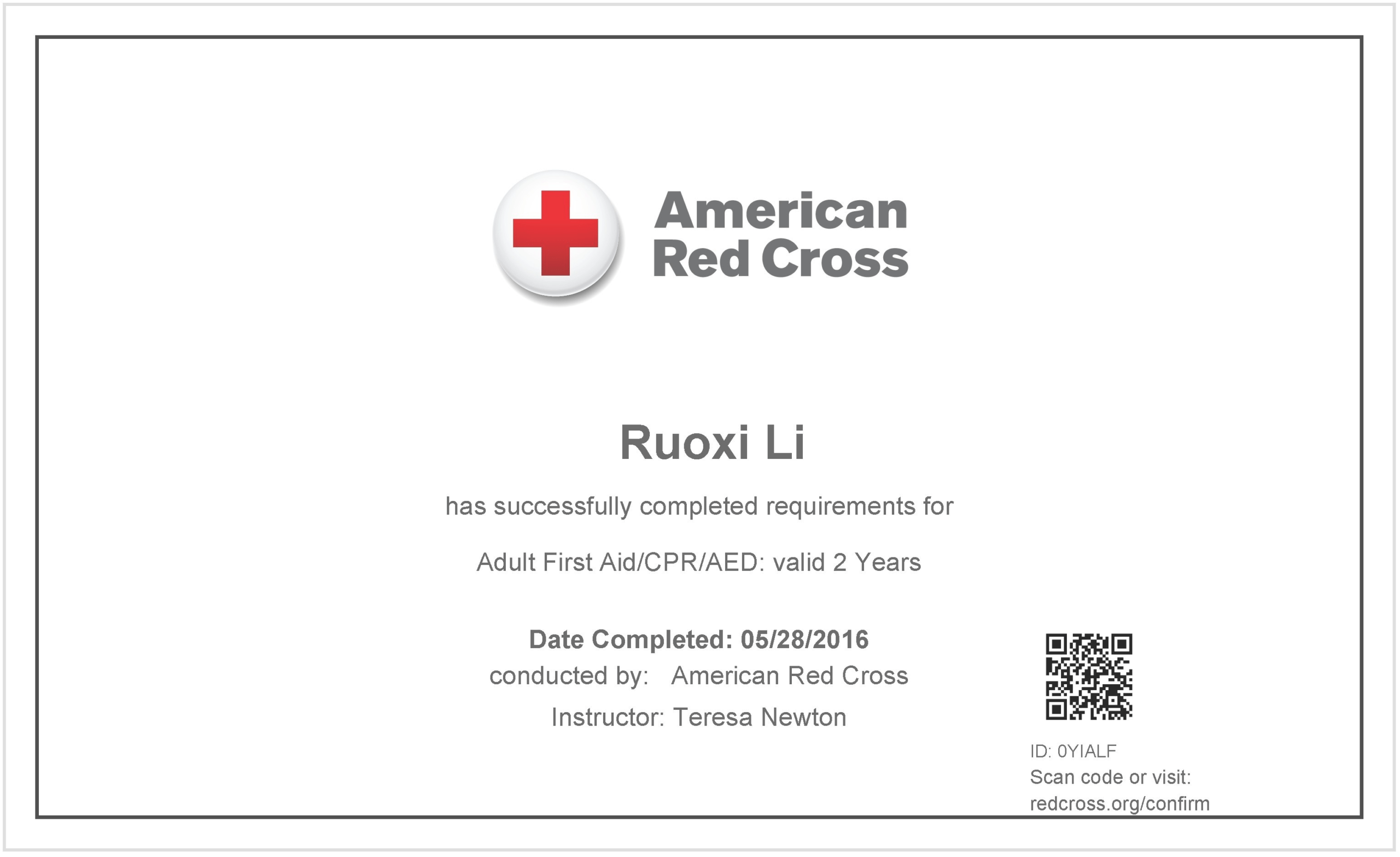 Free Cpr Certification Card First Aid Course Certificate Within Cpr Card Template