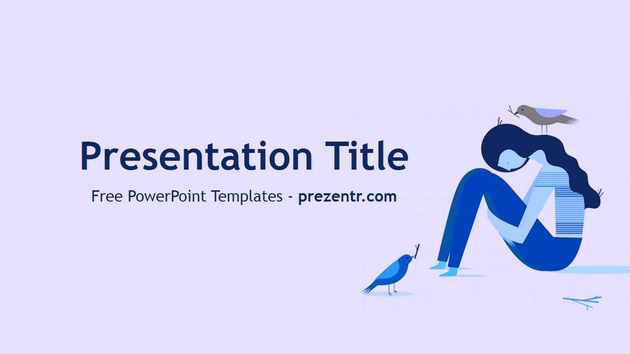 Free Depression Powerpoint Template – Prezentr Powerpoint For Depression Powerpoint Template