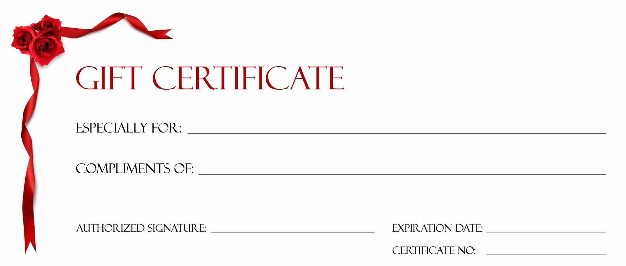 Free Gift Certificate Template Pages | Printablepedia Regarding Certificate Template For Pages