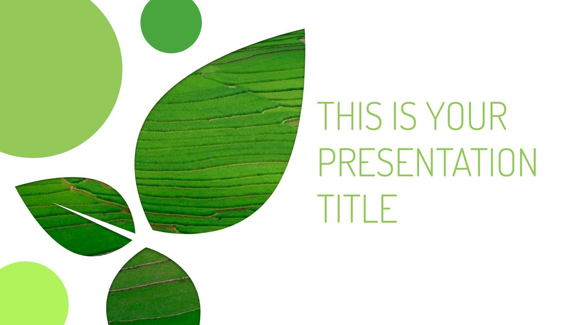 Free Green Powerpoint Template Or Google Slides Theme With Inside Save Powerpoint Template As Theme