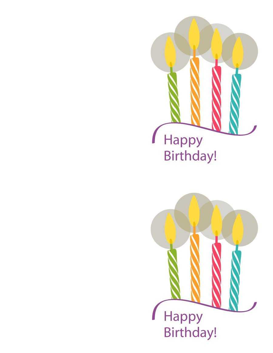 Free Greeting Card Templates Printable – Karan.ald2014 For Foldable Birthday Card Template