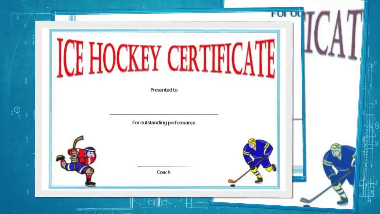 Free Hockey Certificate Templates For Download – Youtube With Regard To Hockey Certificate Templates