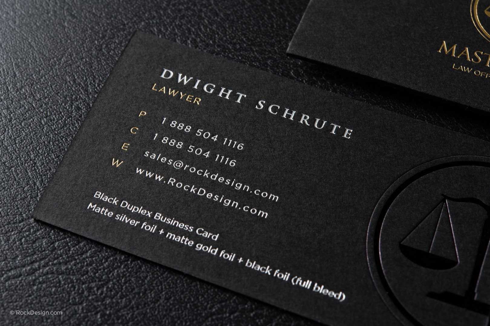 Free Lawyer Business Card Template | Rockdesign Throughout Lawyer Business Cards Templates