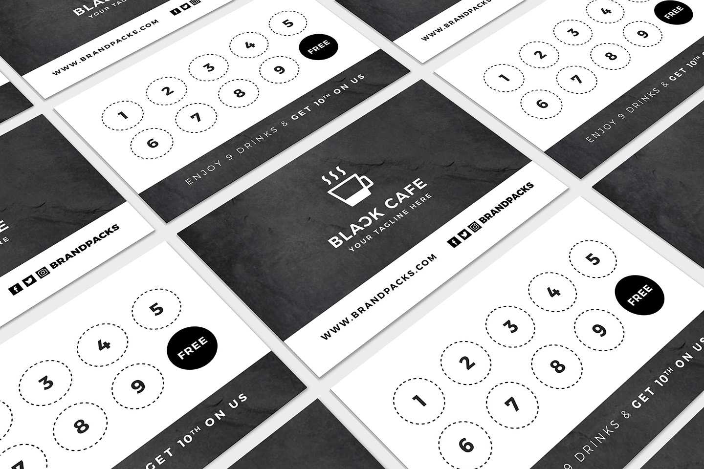 Free Loyalty Card Templates – Psd, Ai & Vector – Brandpacks Intended For Membership Card Template Free