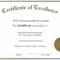Free Online Certificate Template | Certificate Templates within Generic Certificate Template
