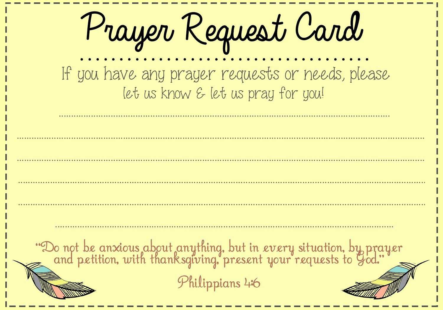 Free Prayer Card Template – Karan.ald2014 In Prayer Card Template For Word