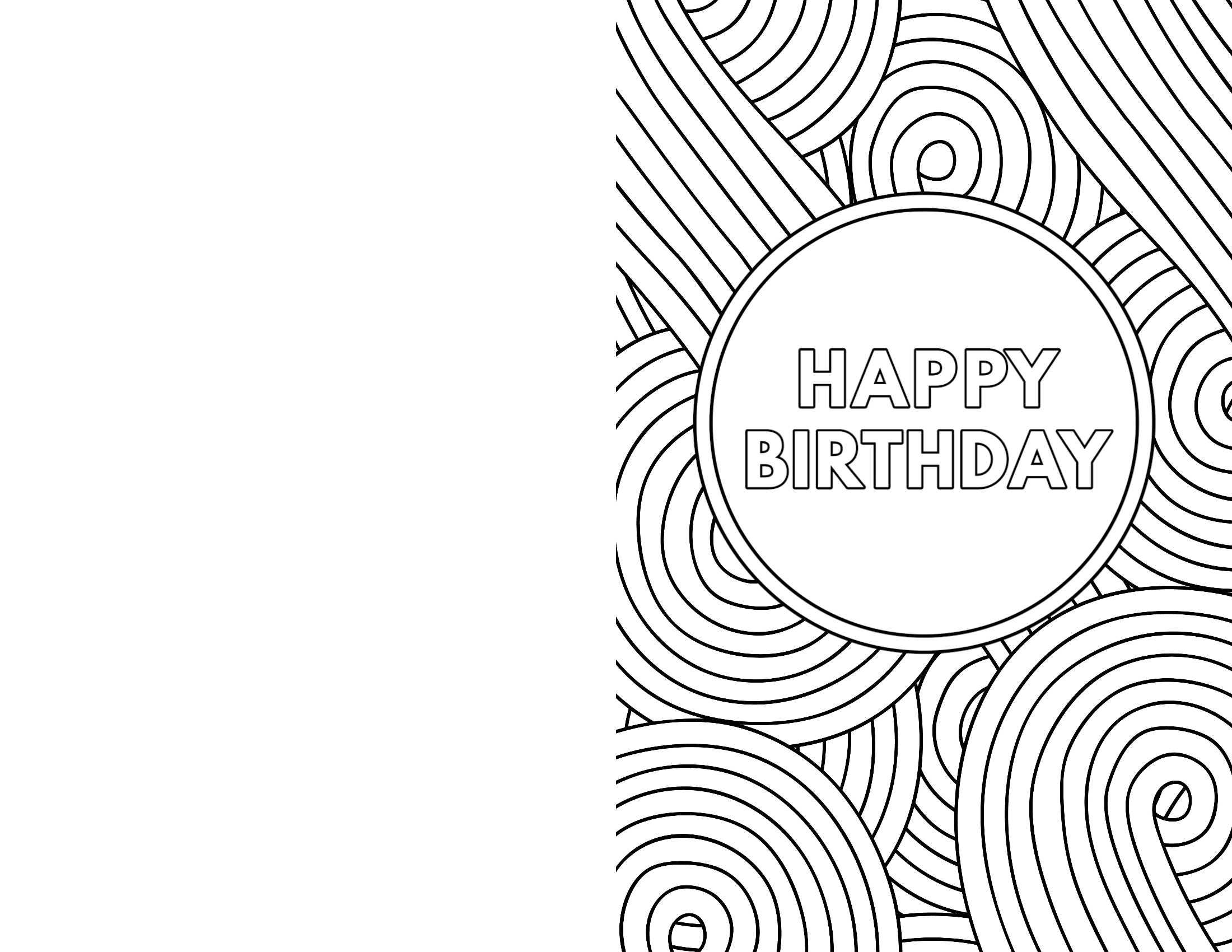 Free Printable Birthday Cards - Paper Trail Design pertaining to Foldable Birthday Card Template