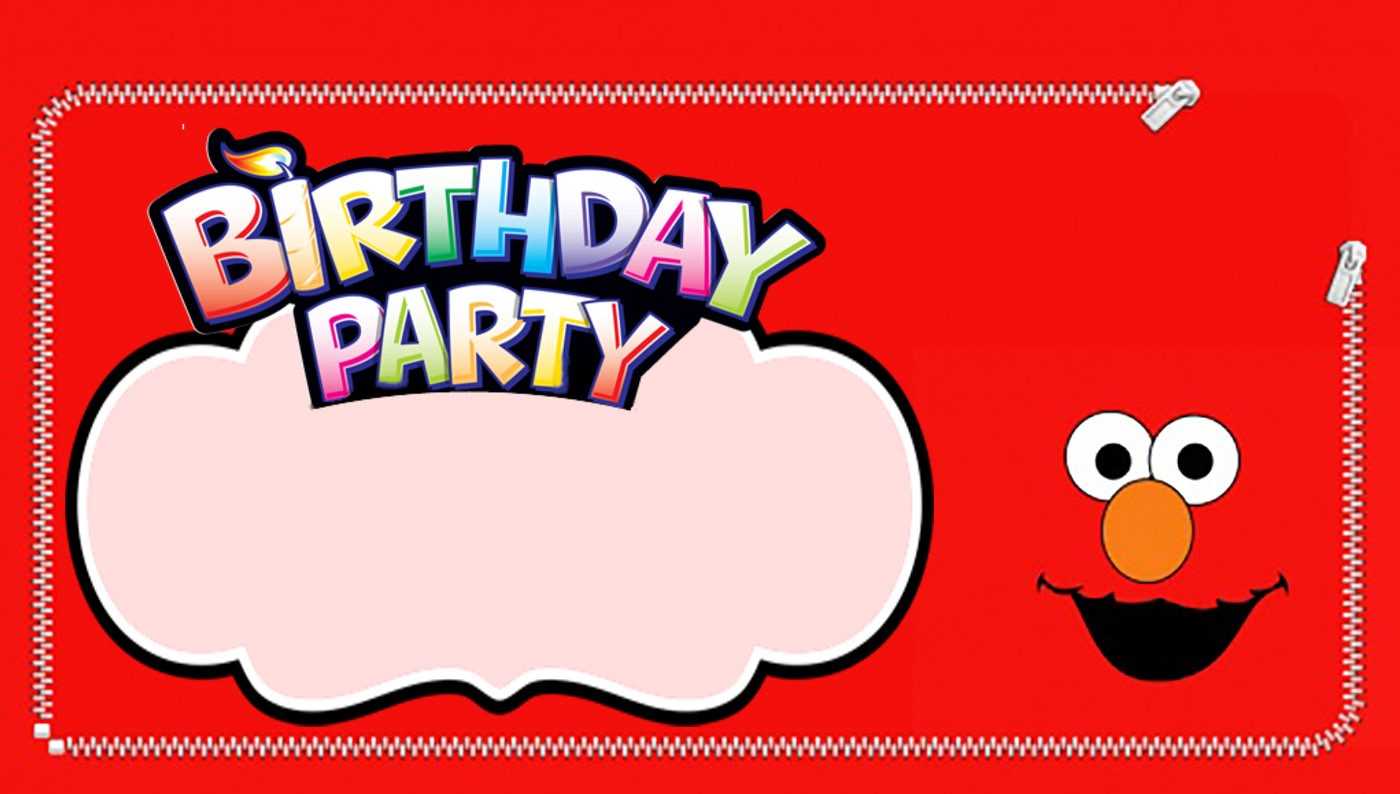 Free Printable Elmo Invitation Templates | Invitations Online With Regard To Elmo Birthday Card Template