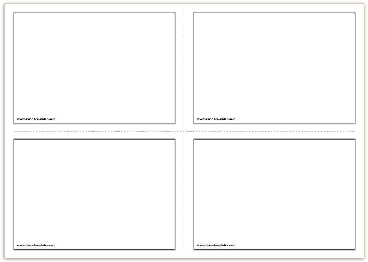 Free Printable Flash Cards Template With Queue Cards Template