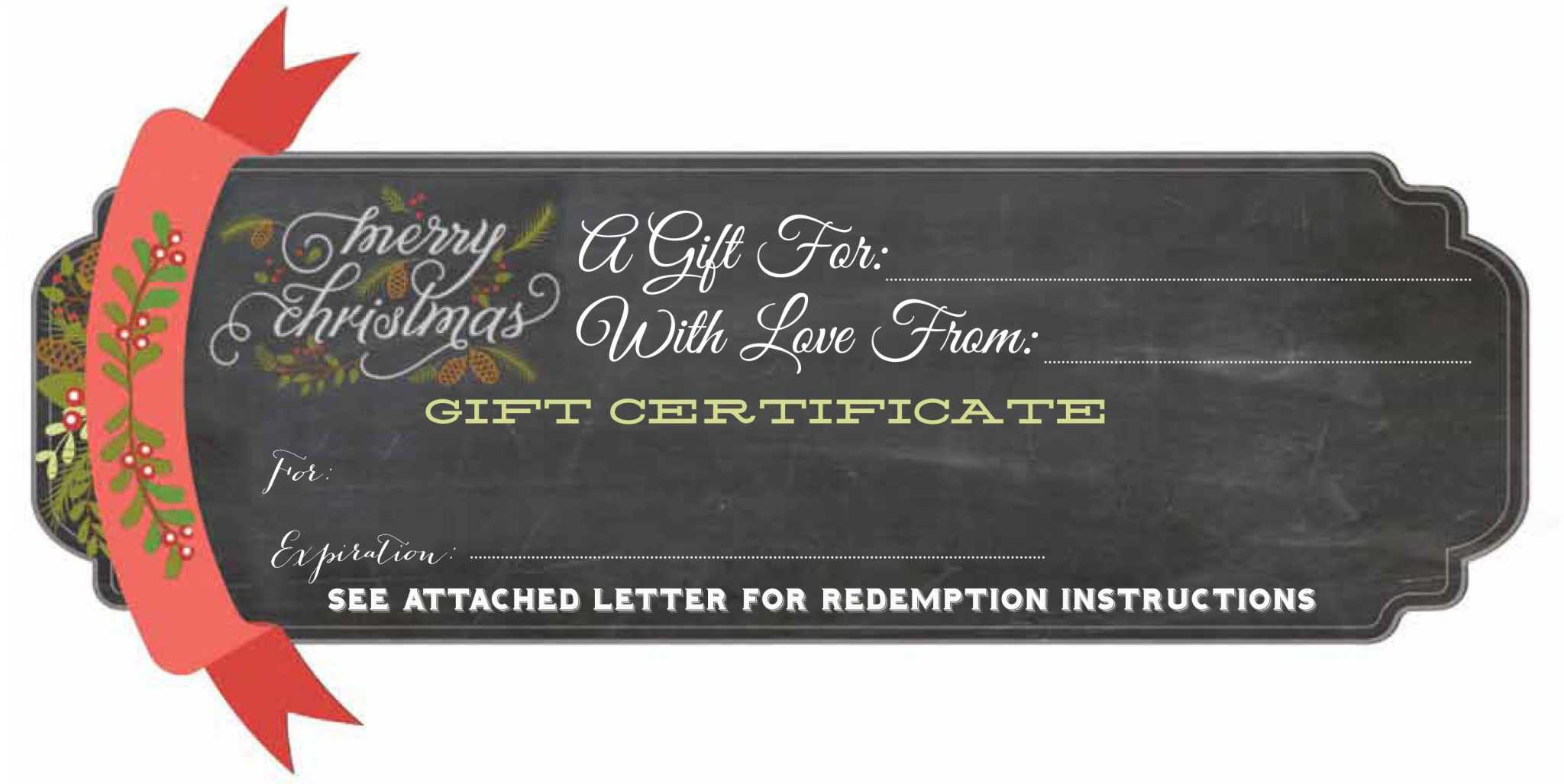 Free Printable Gift Certificate | Moxiblog Regarding Homemade Christmas Gift Certificates Templates