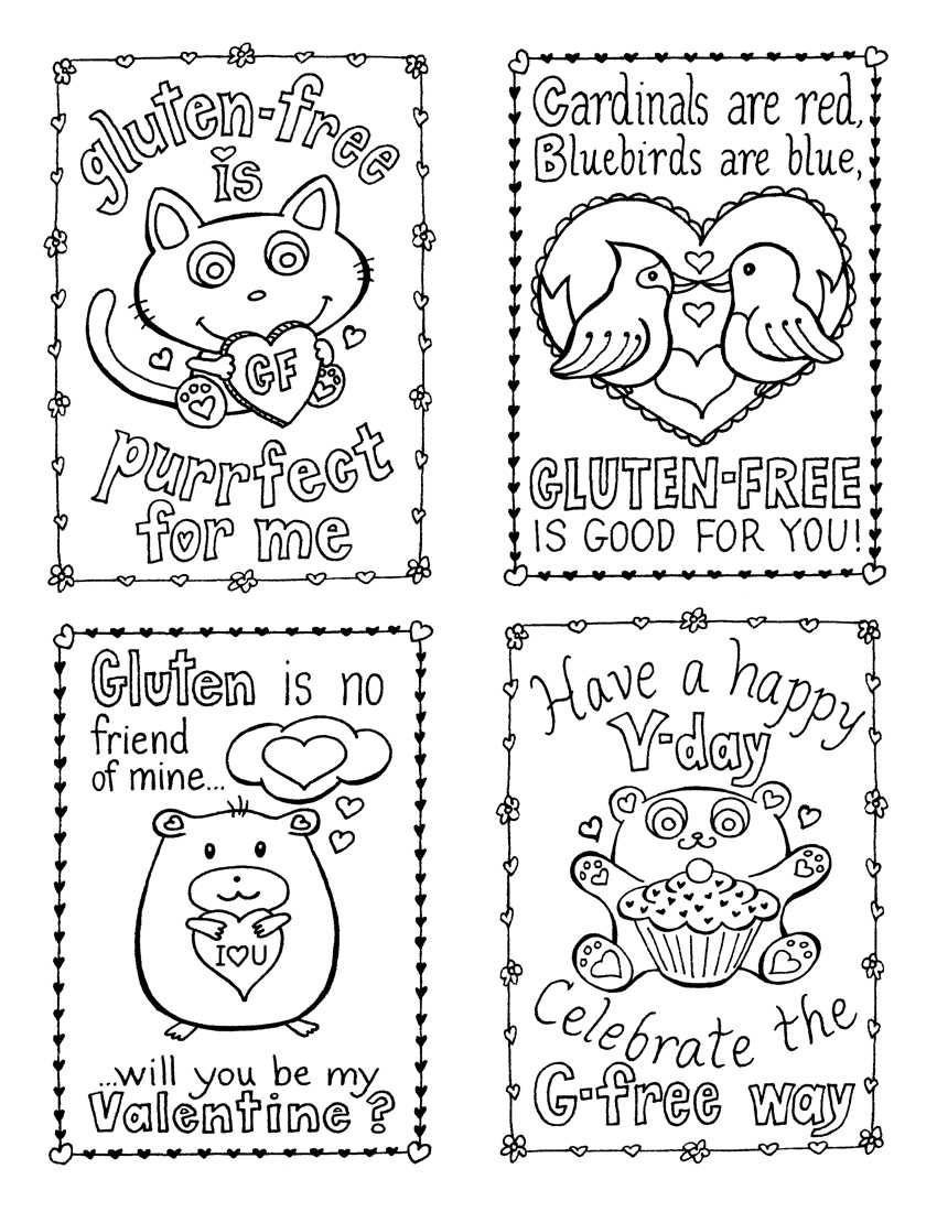 Free Printable Valentines Day Card Coloring Pages Throughout Valentine Card Template For Kids
