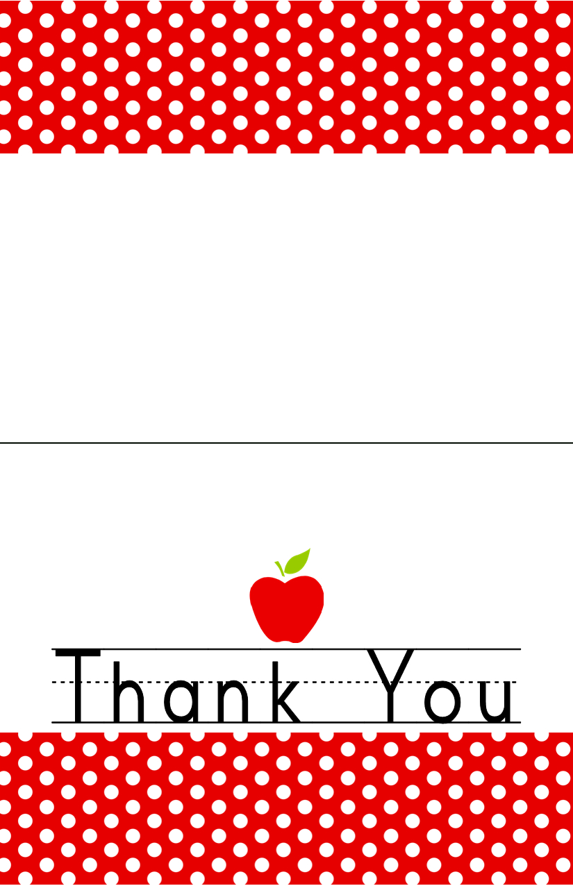 Free Printableend Of The Year Thank You Cards And Tags Intended For Thank You Card For Teacher Template