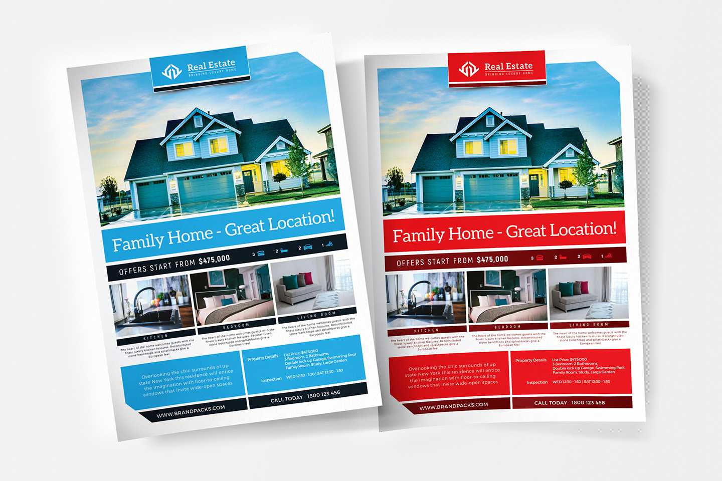 Free Real Estate Templates For Photoshop & Illustrator Throughout Real Estate Brochure Templates Psd Free Download