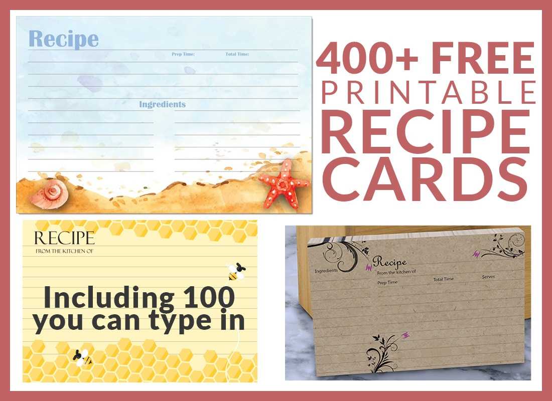 Free Recipe Cards – Cookbook People Intended For 4X6 Photo Card Template Free
