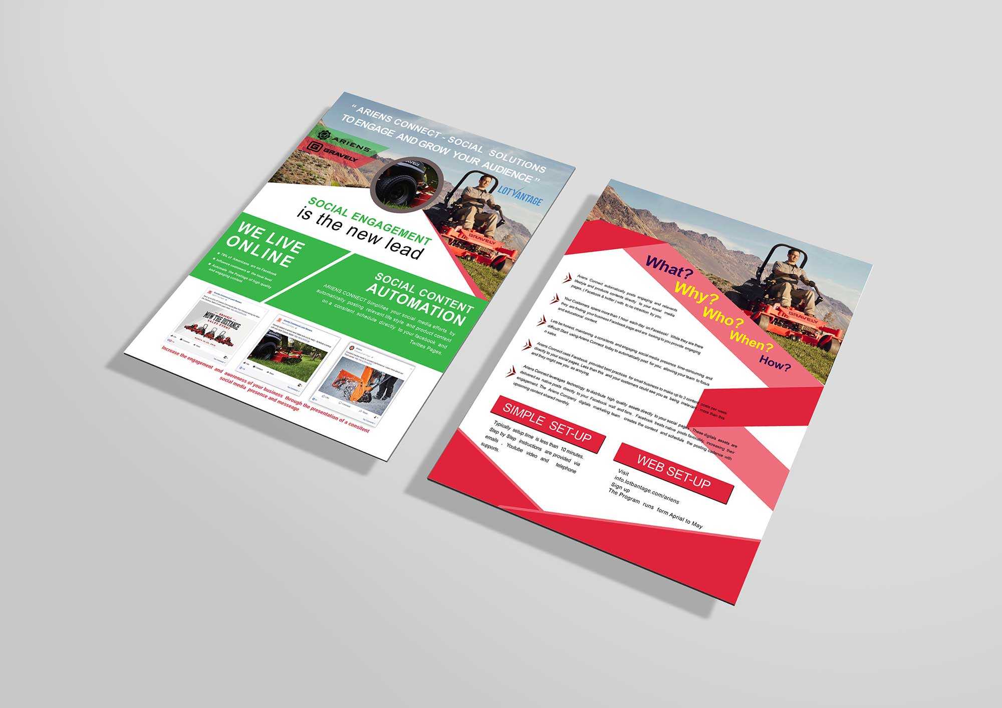 Free Social Engagement Psd Flyer Template | Free Psd Mockup Throughout Social Media Brochure Template