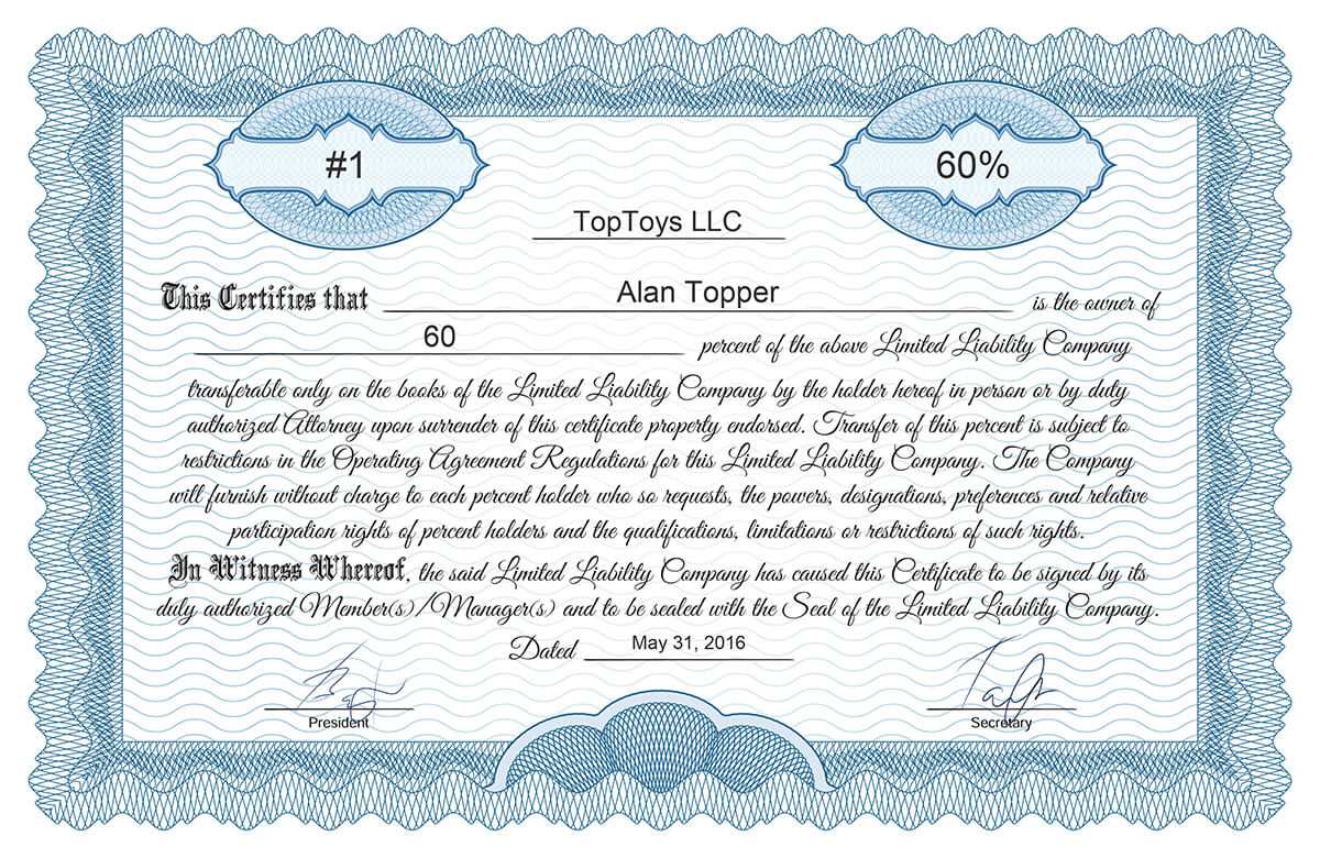 Free Stock Certificate Online Generator Inside Template For Share Certificate