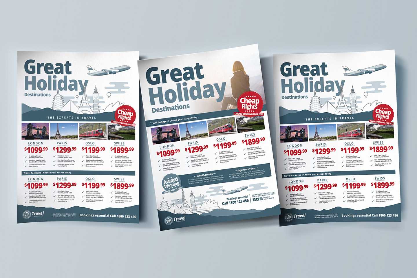 Free Travel Agency Poster &amp; Brochure Template In Psd, Ai in Travel And Tourism Brochure Templates Free