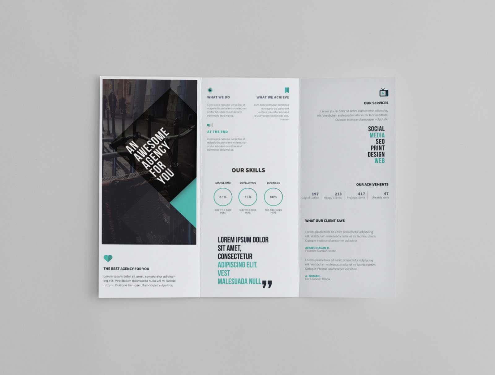 Free Trifold Brochure Template With Regard To Free Online Tri Fold Brochure Template