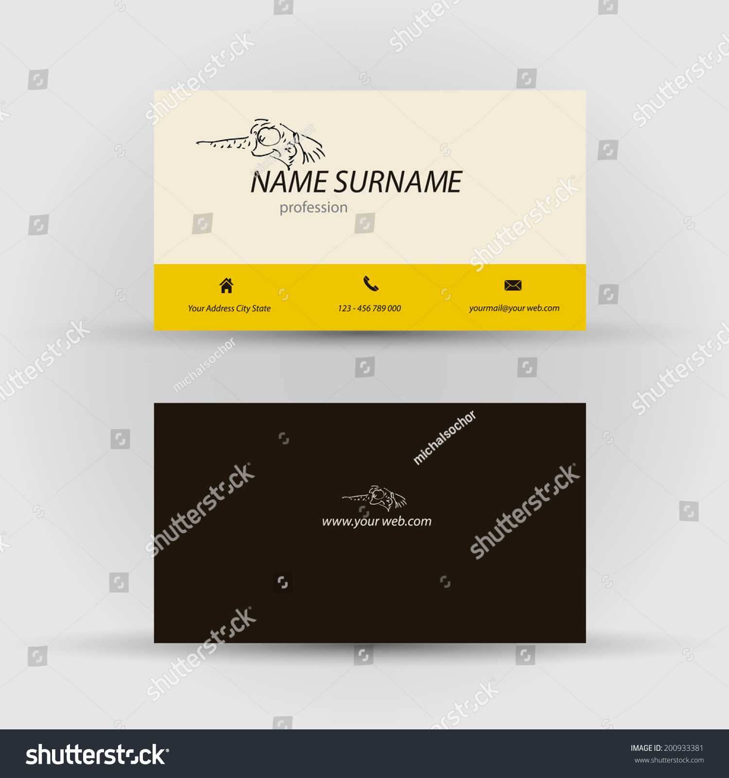 Front And Back Business Card Template Word ] – Card Template Regarding Front And Back Business Card Template Word