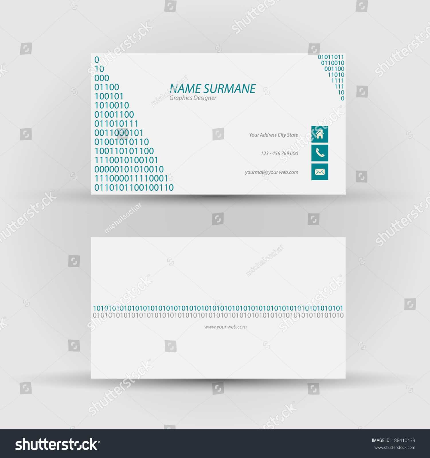 Front And Back Business Card Template Word ] – Here Is A Pertaining To Front And Back Business Card Template Word