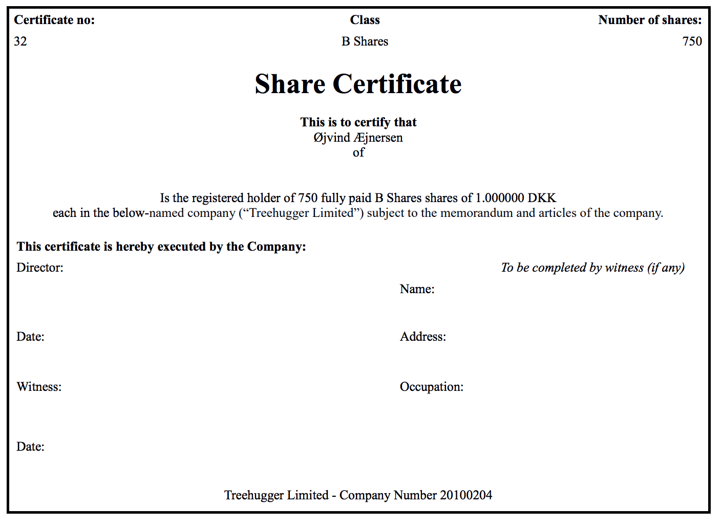 Generating Share Certificates On Capdesk Within Template Of Share Certificate