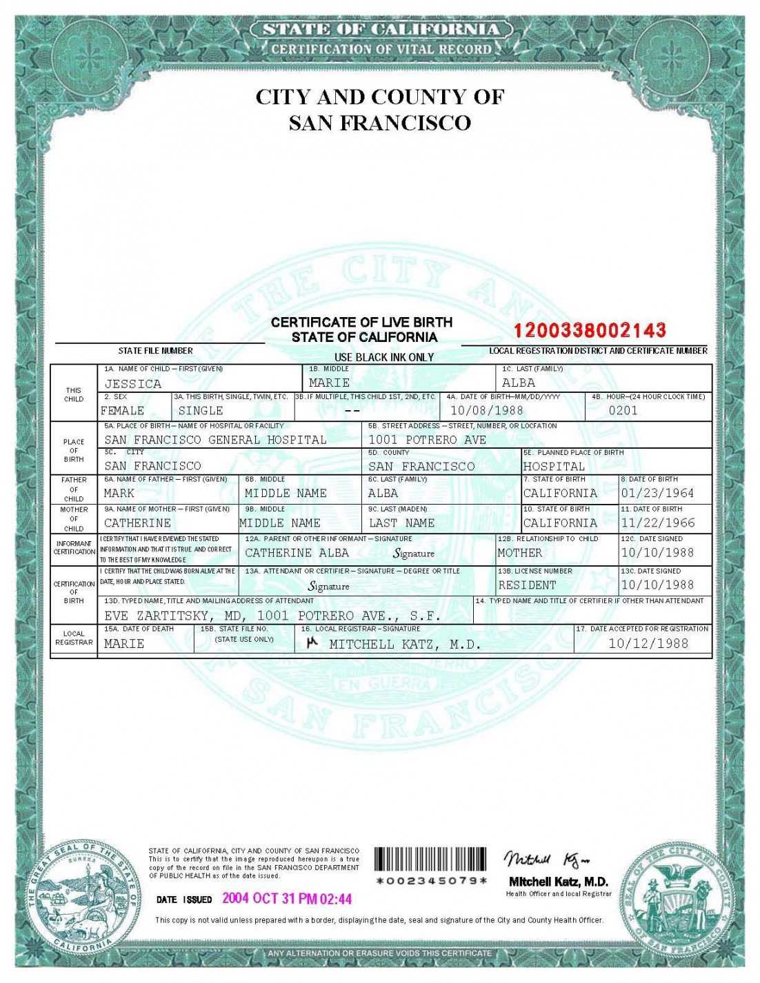 German Birth Certificate Template – Karati.ald2014 Within Official Birth Certificate Template