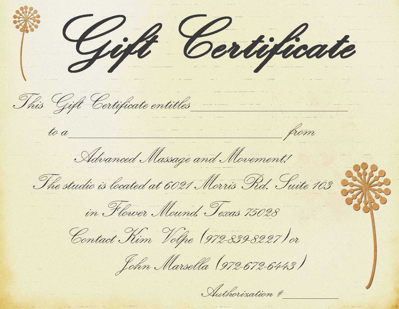 Gift Certificate Massage Template | Certificatetemplategift Pertaining To Massage Gift Certificate Template Free Download