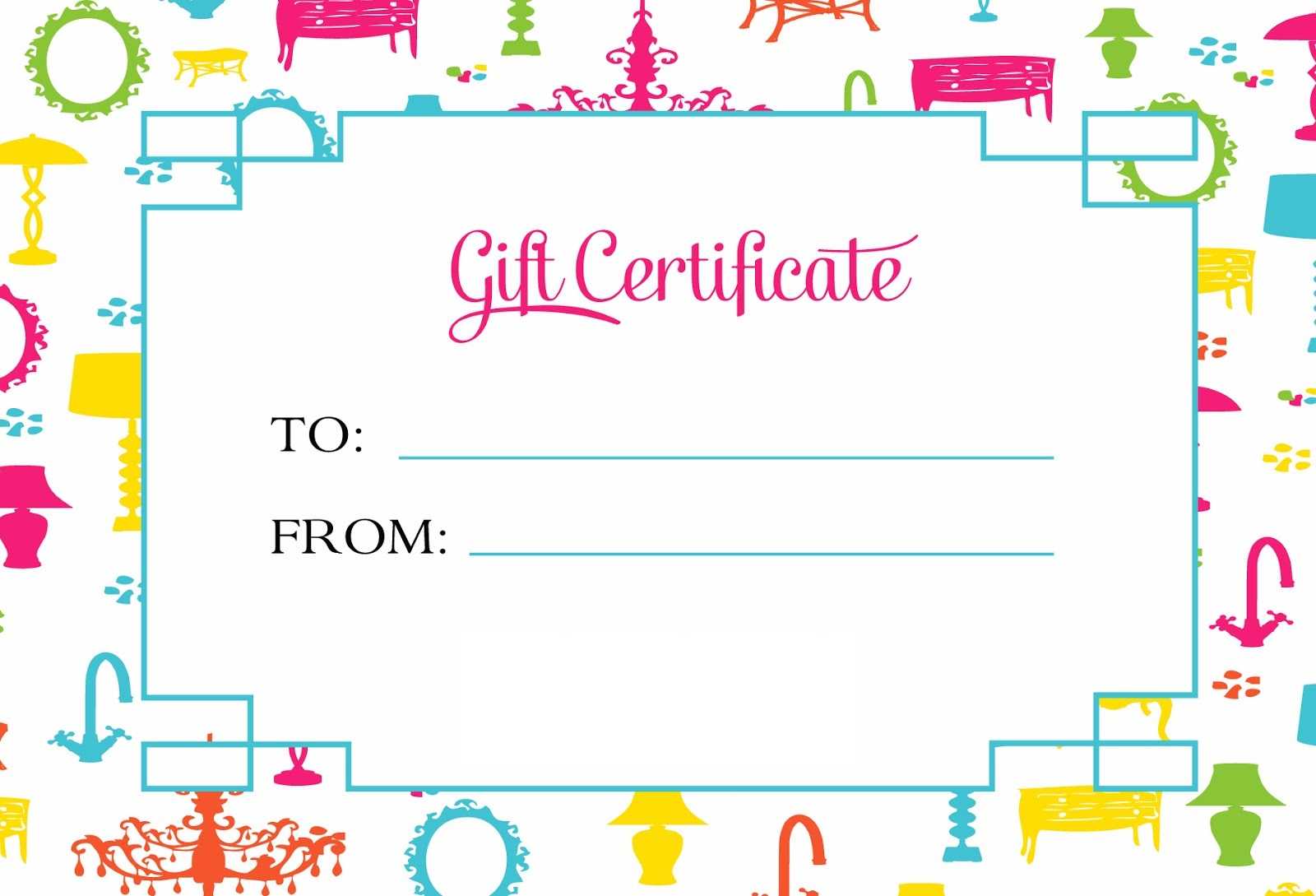 Gift Certificate Template For Kids Blanks | Loving Printable pertaining to Kids Gift Certificate Template