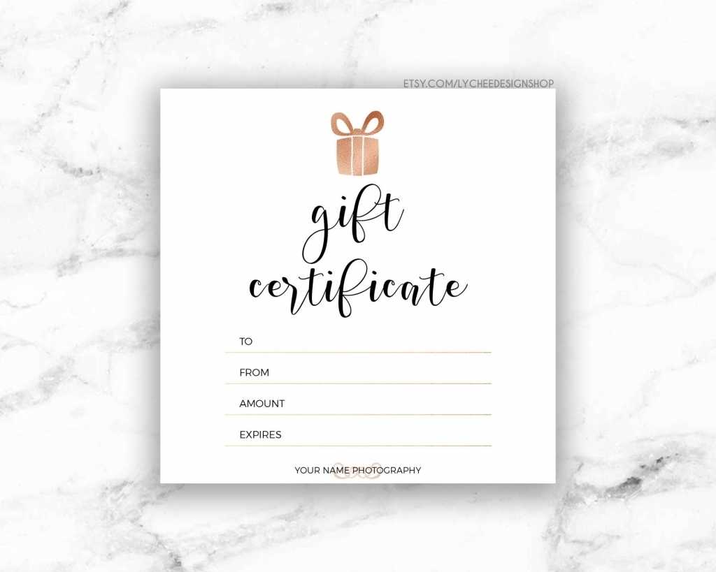 Gift Certificate Template | Free Download Template Design Pertaining To Black And White Gift Certificate Template Free