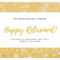 Gold And White Retirement Card - Templatescanva pertaining to Retirement Card Template