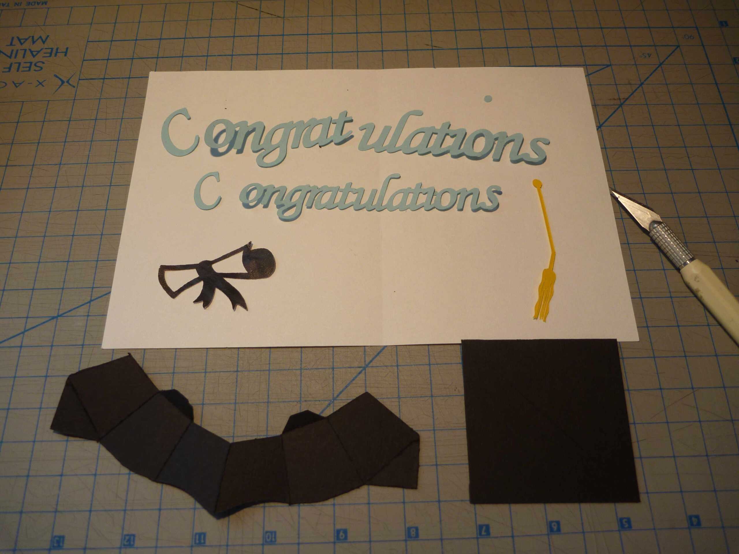 Graduation Pop Up Card: 3D Cap Tutorial - Creative Pop Up Cards Inside Graduation Pop Up Card Template