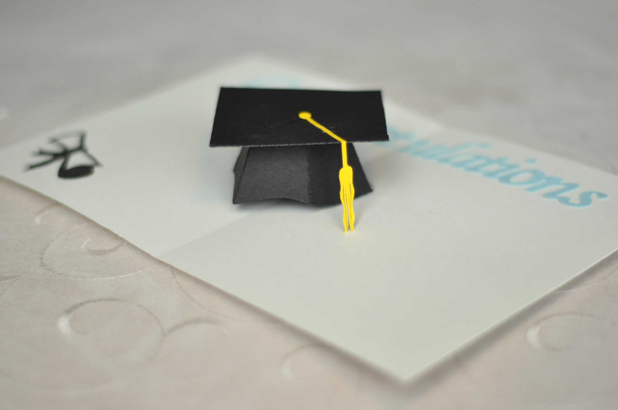 Graduation Pop Up Card: 3D Cap Tutorial - Creative Pop Up Cards Inside Graduation Pop Up Card Template