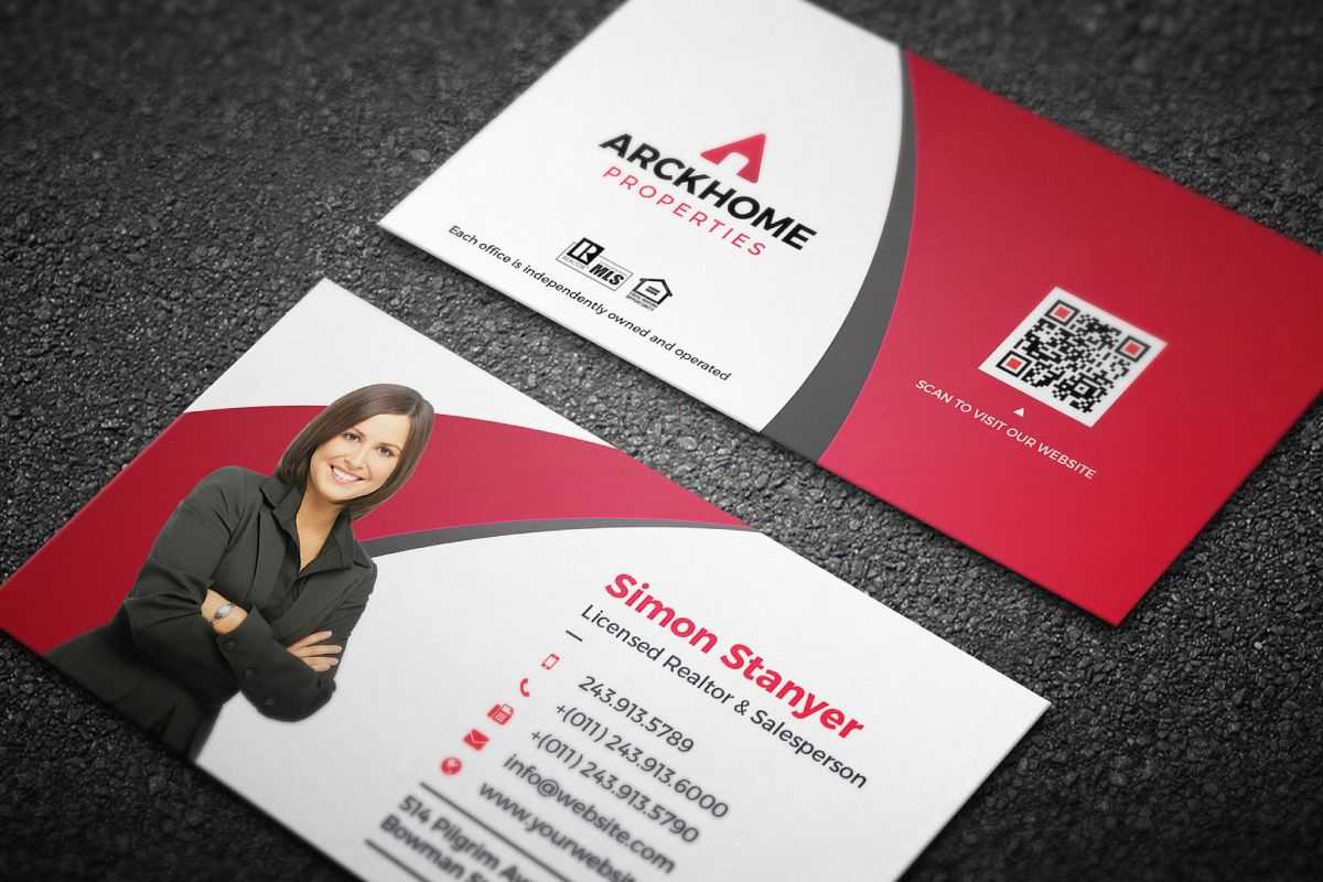 Graphicdepot Website Within Real Estate Agent Business Card Template