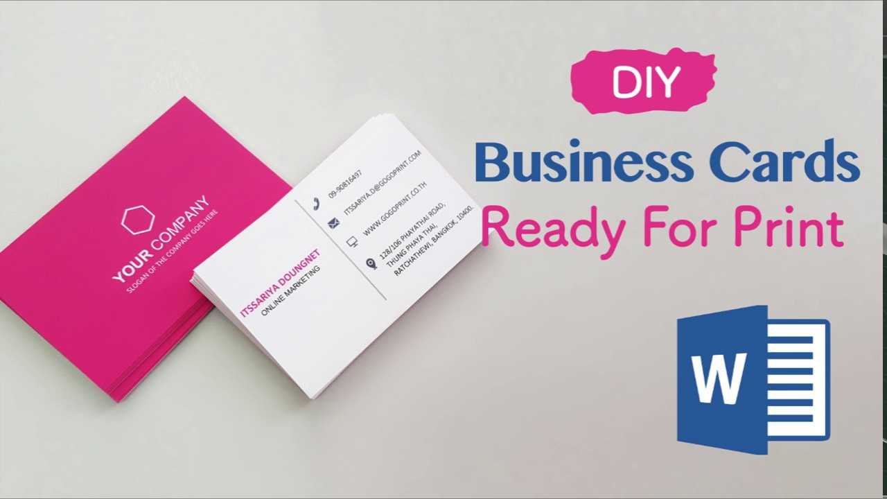 How To Create Your Business Cards In Word – Professional And Print Ready In  4 Easy Steps! In Business Card Template Word 2010