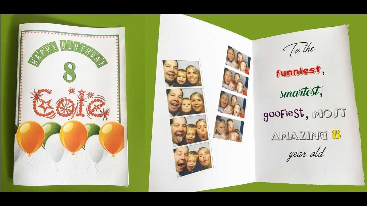 How To Make A Foldable Birthday Card With Ms Word Inside Half Fold Greeting Card Template Word