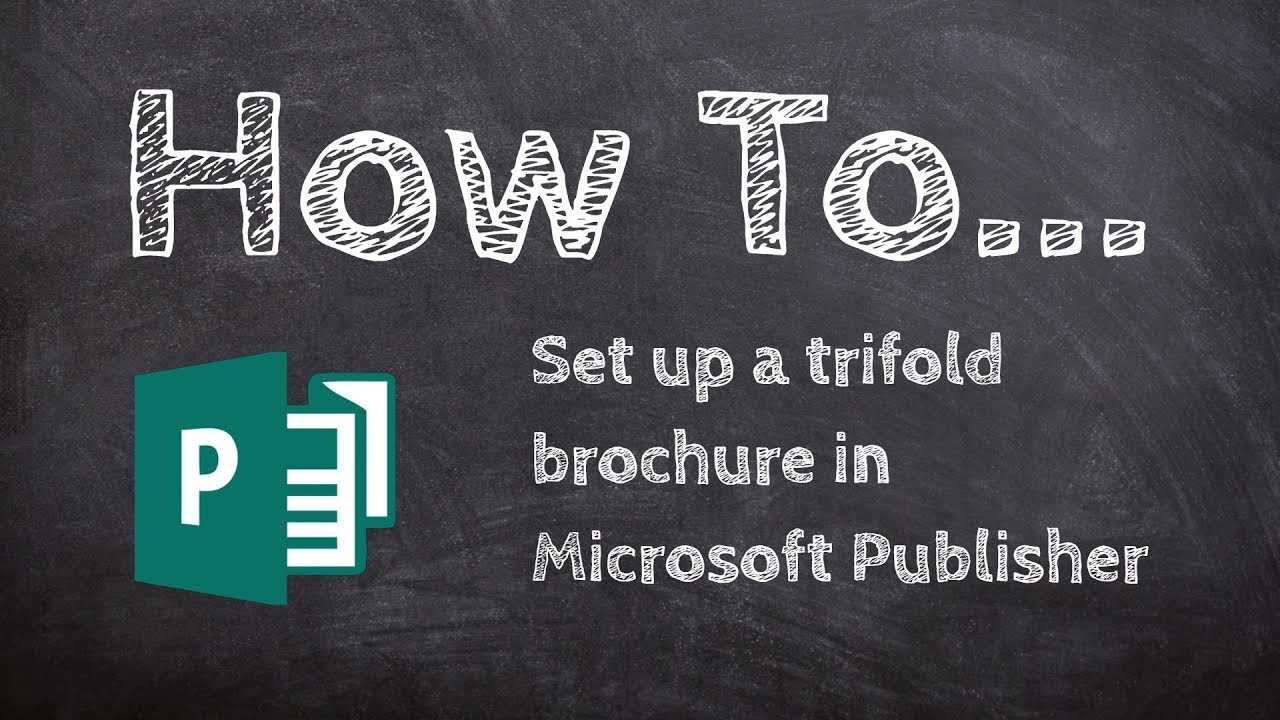 How To Make A Trifold Brochure In Microsoft Publisher regarding Tri Fold Brochure Publisher Template