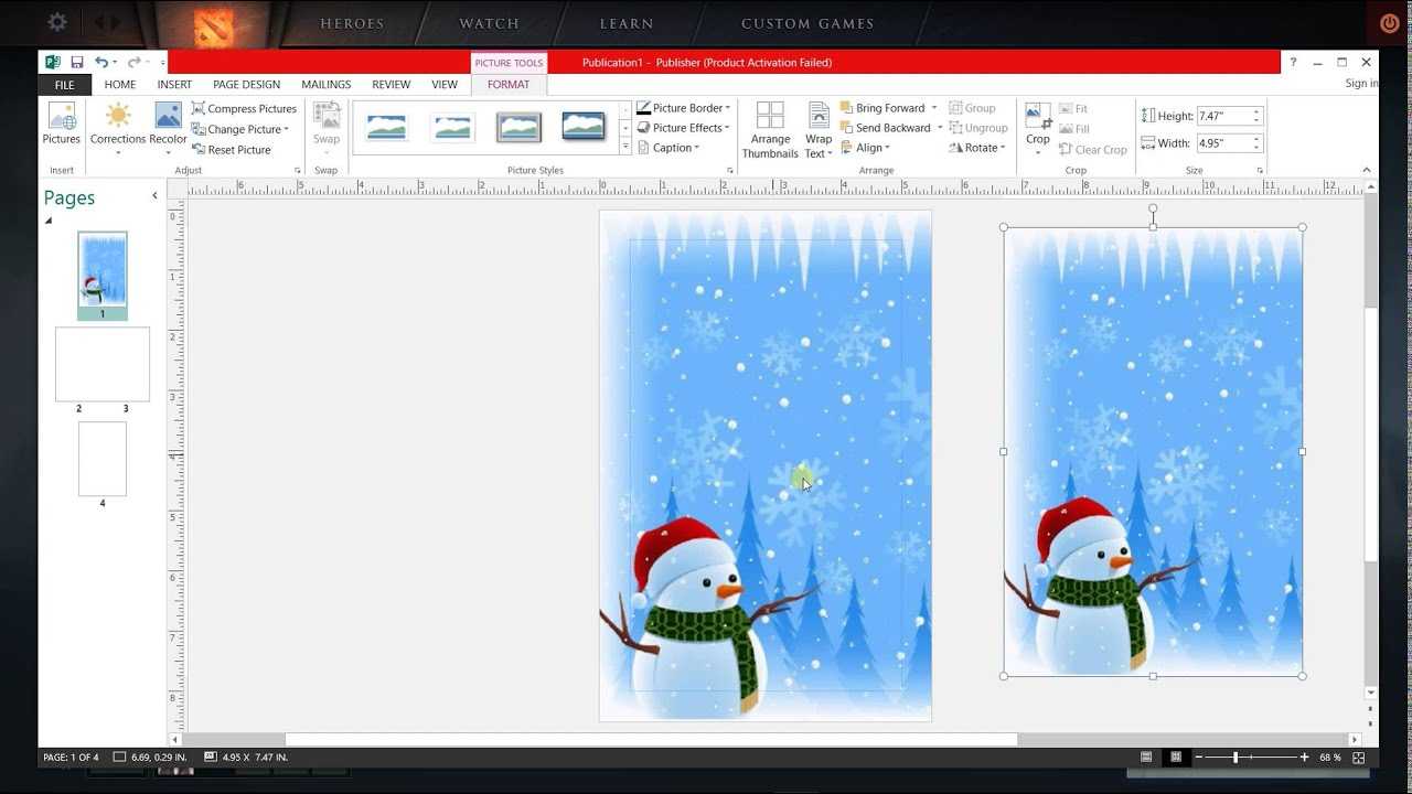 How To Make Greeting Card In Ms Publisher Pertaining To Birthday Card Publisher Template